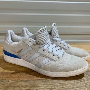 Adidas Men's Busenitz Pro Skate Shoes Grey/Blue Rare